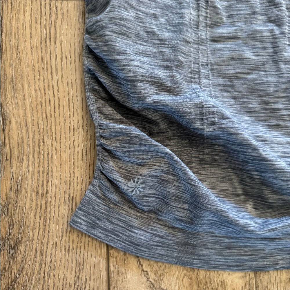 Athleta Blue Heathered Tank Top - Picture 2 of 8